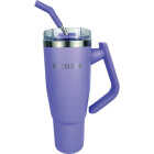 Outsider 40 Oz. Insulated Tumbler with Swivel Handle, Violet Image 1