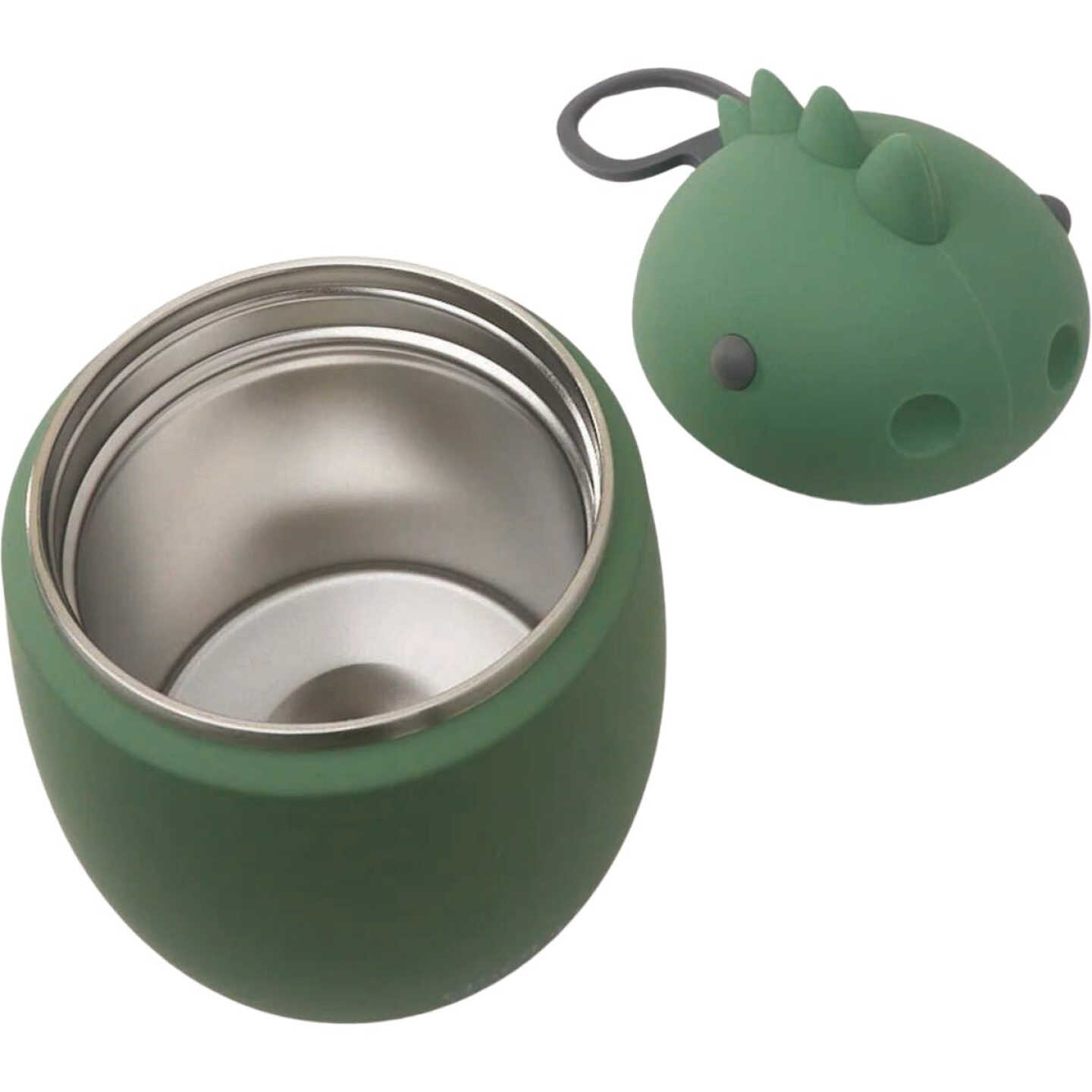 Ad-N-Art 20 Oz. Bestie Foodies Insulated Food Storage Jar, Dinosaur Image 3