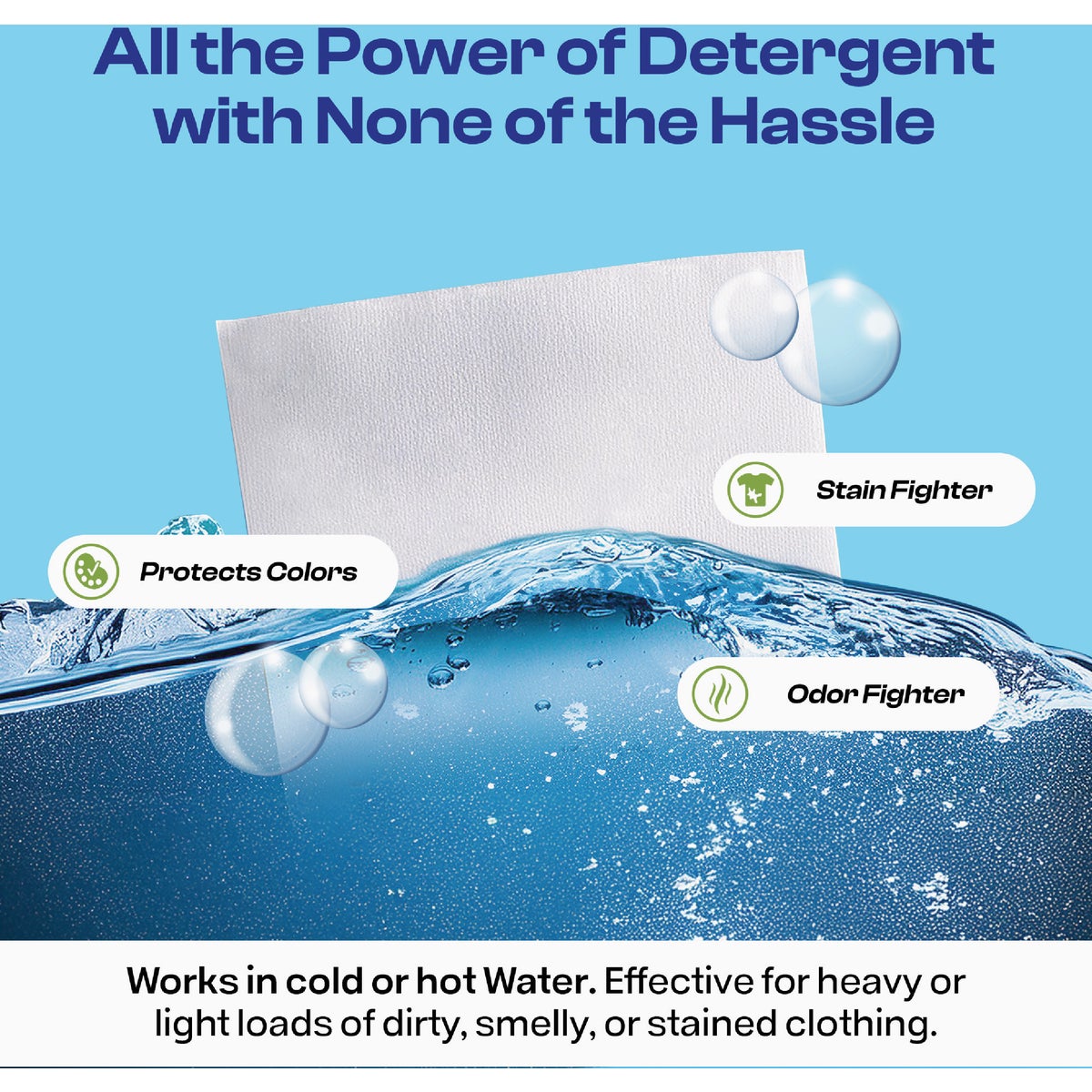 Happy Hour Laundry Detergent Sheets, Fresh Scent (60-Count) Image 3