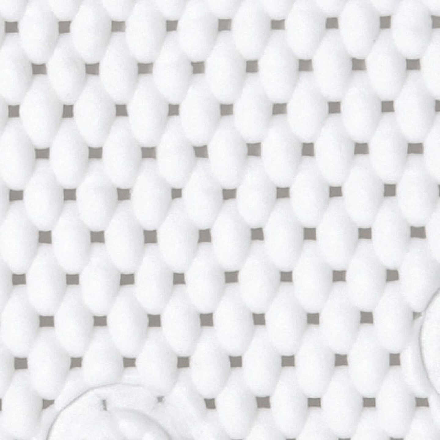ConTact 21 In. x 21 In. White Rubber Shower Mat Image 3