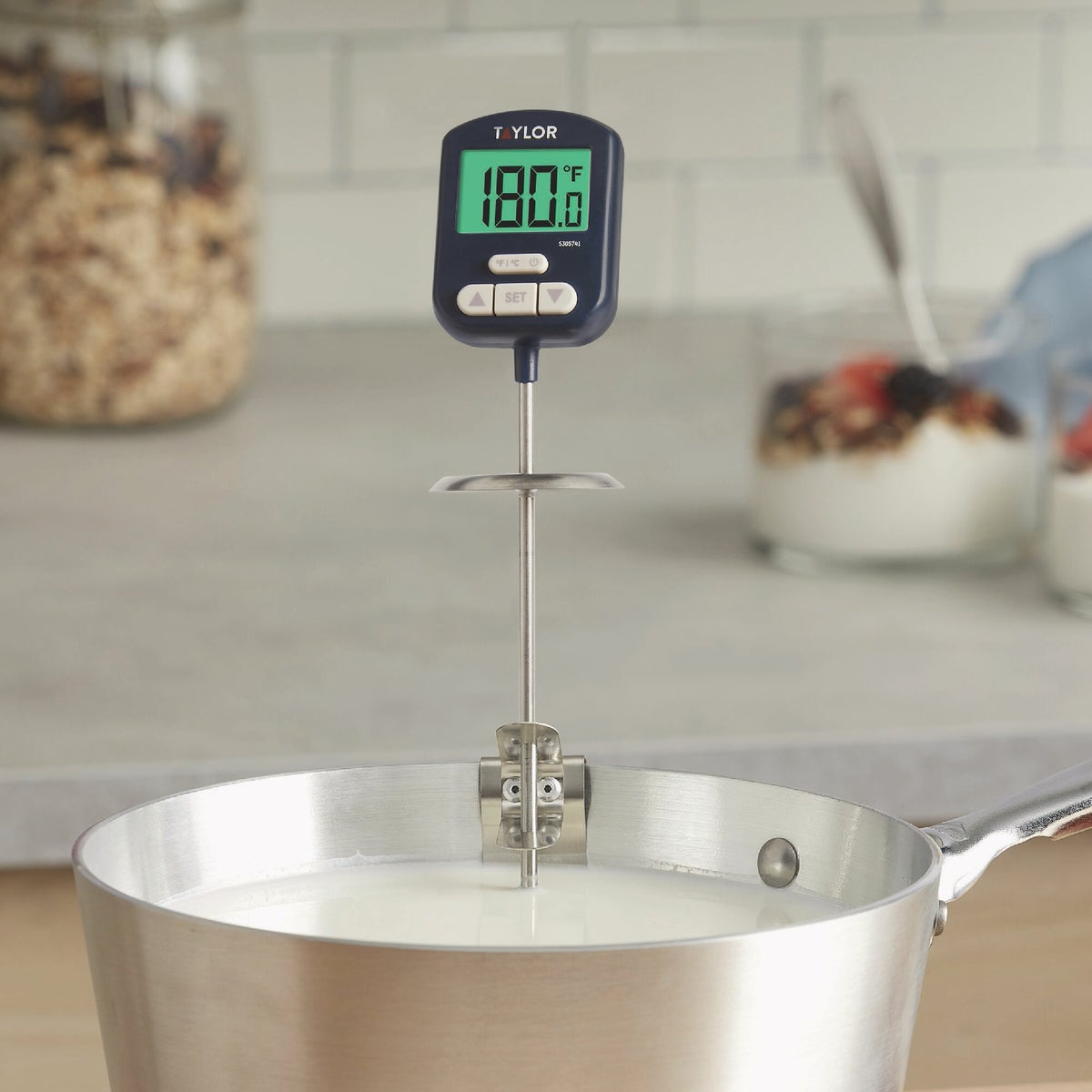 Taylor Premium Digital Candy Fry Thermometer with Heat Shield Image 2