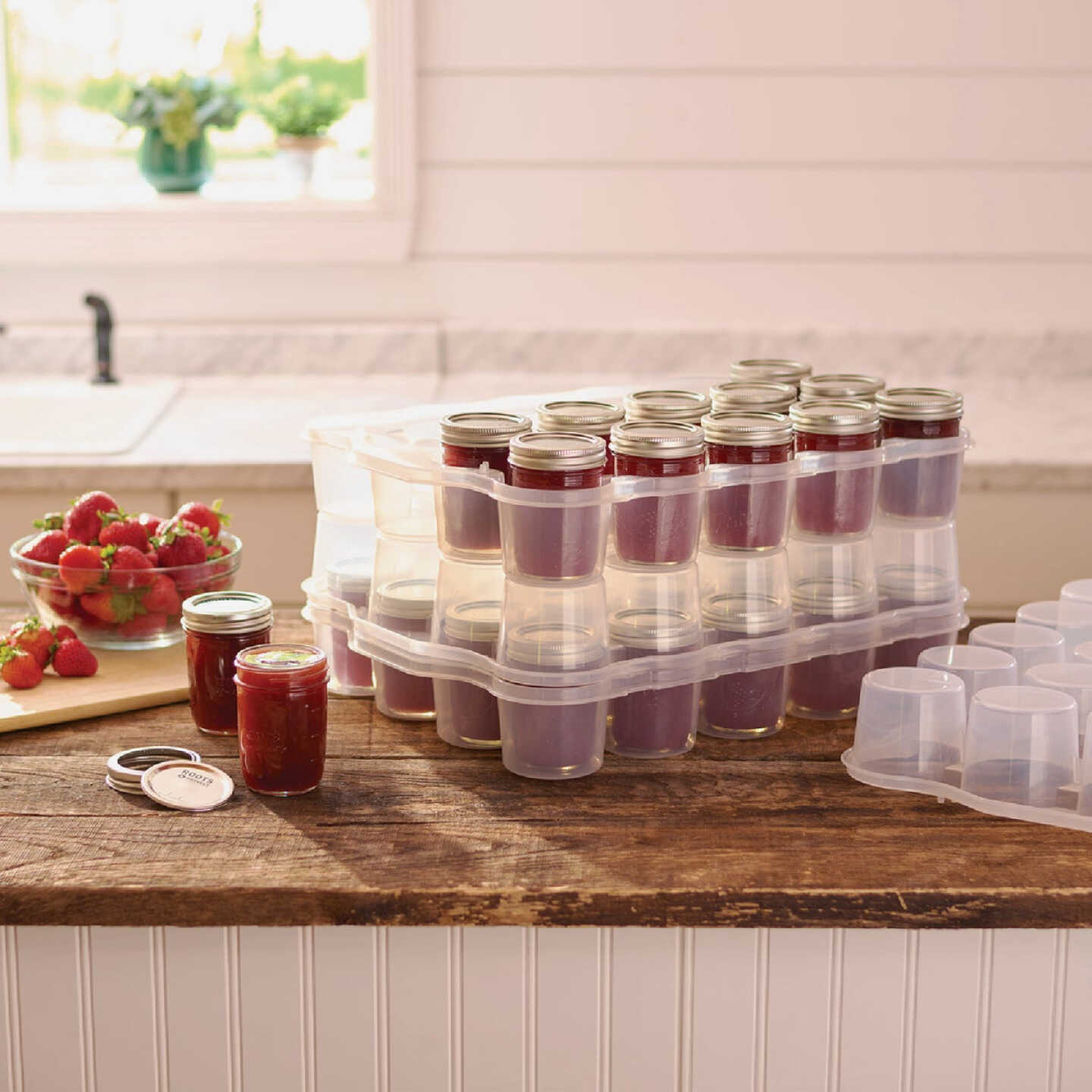 Roots & Harvest SafeCrate Jelly Jar Storage Container (20 Jar Capacity) Image 1