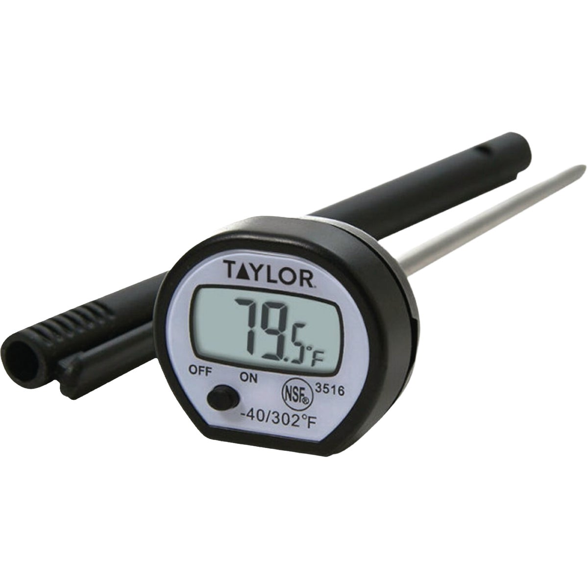 Taylor Digital Instant Read Thermometer, Navy