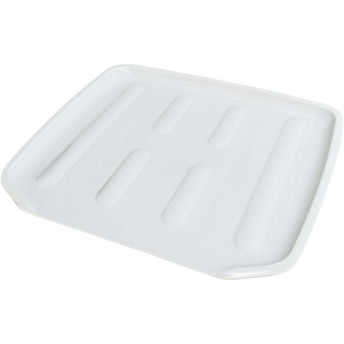 Grayline 14.6 In. W x 16.1 In. L White Drainer Tray