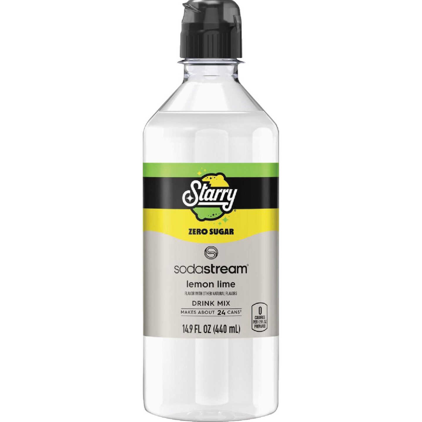 SodaStream 14.9 Oz. Starry Zero Sugar Lemon Lime Sparkling Beverage Mix Image 1