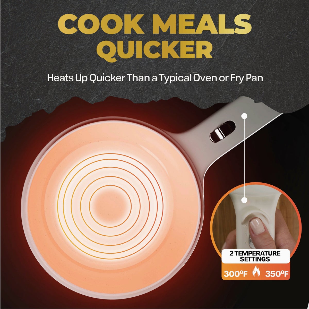 Ceramax 8 In. Electric Skillet Image 5