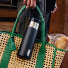 Contigo DualSip 20 Oz. Leakproof Insulated Water Bottle with 2-Way Lid, Black Image 3