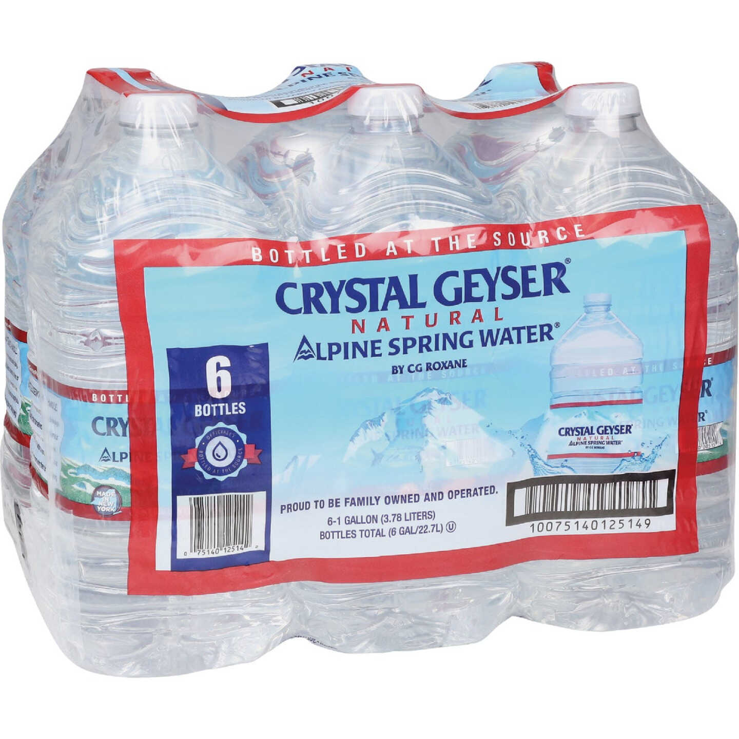 Crystal Geyser Alpine Spring 1 Gal. Water (6-Pack) Image 1