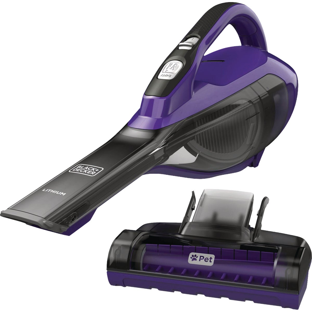 Black & Decker Dustbuster Furbuster 12V AdvanceClean Cordless Pet Handheld Vacuum Image 4