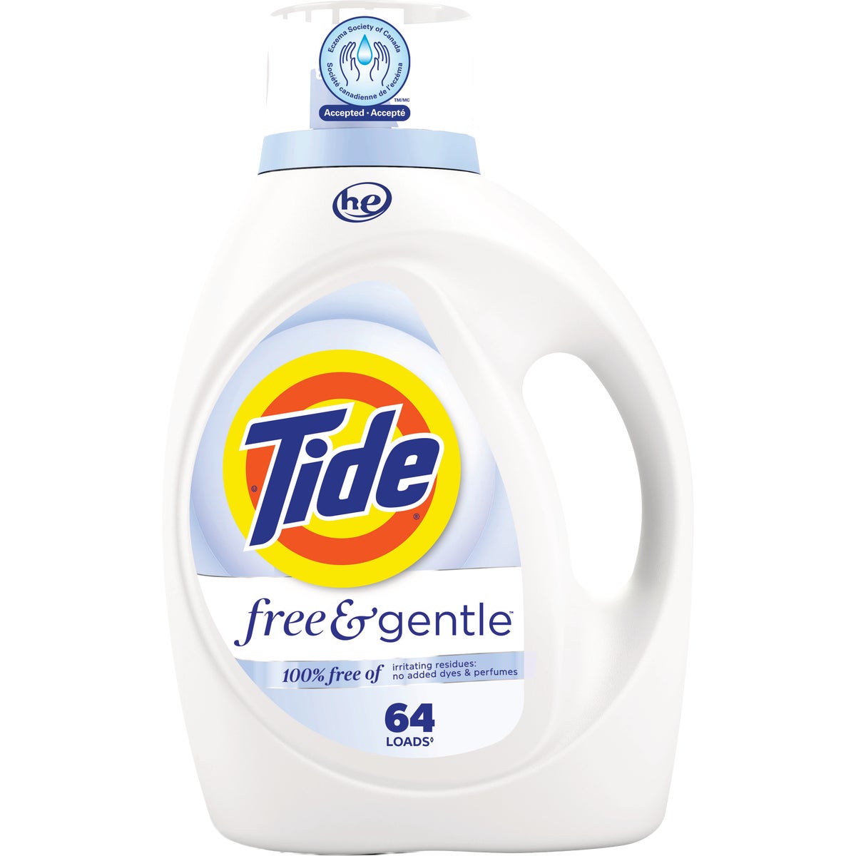 Tide 84 Oz. Free & Gentle HE Liquid Laundry Detergent Image 1
