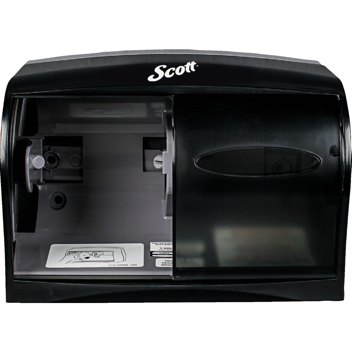 Kimberly Clark Scott Essential Coreless SRB Double Roll Toilet Paper Dispenser Image 1