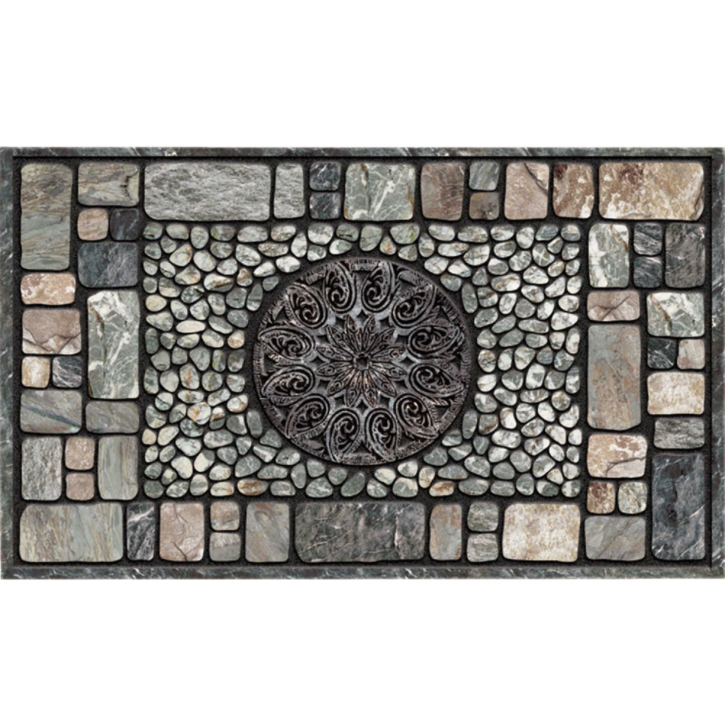 Apache Masterpiece Notre Dame Graystone Door Mat Image 1
