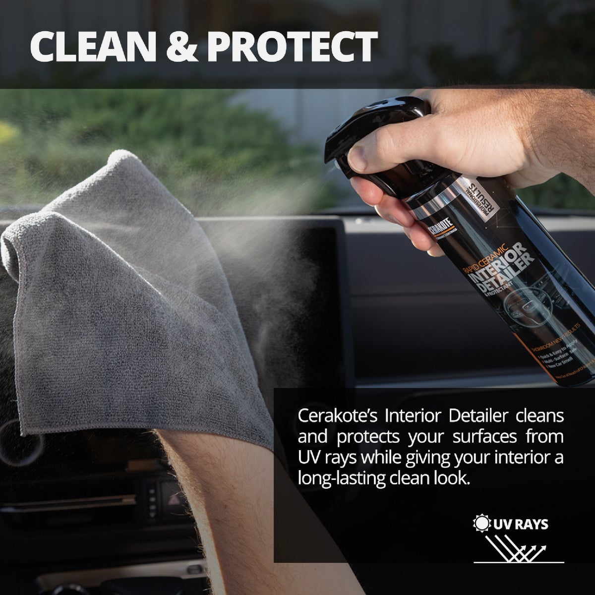 Cerakote 12 Oz. Rapid Ceramic Interior Detailer and Protectant Spray Image 2