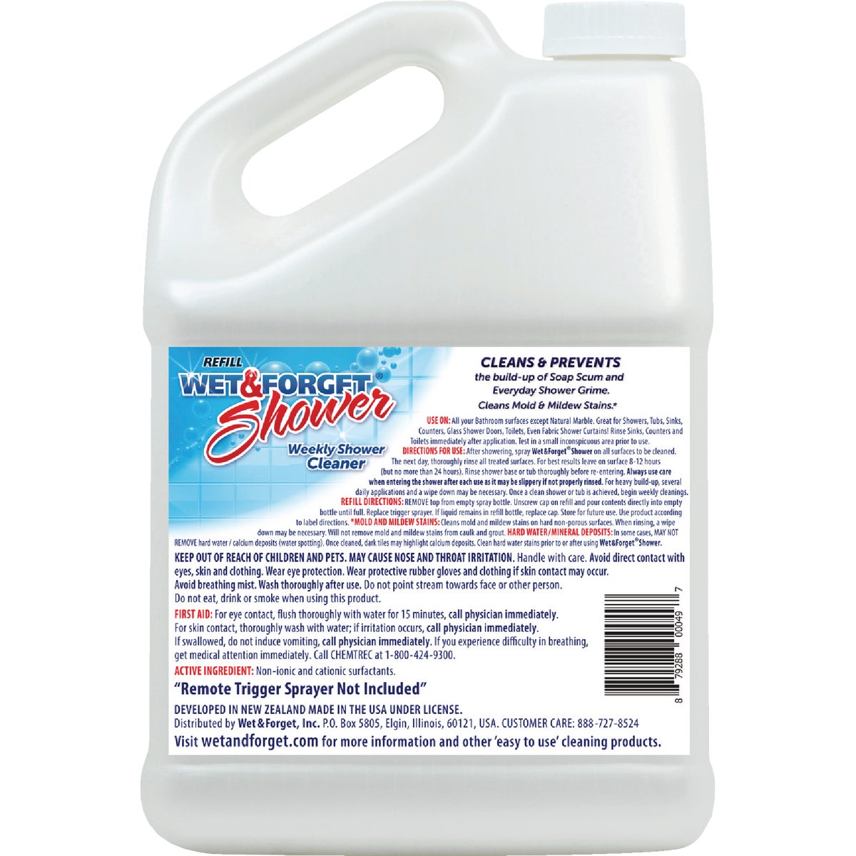 Wet & Forget 1 Gal. Soft Vanilla Scent Weekly Shower Refill Image 2