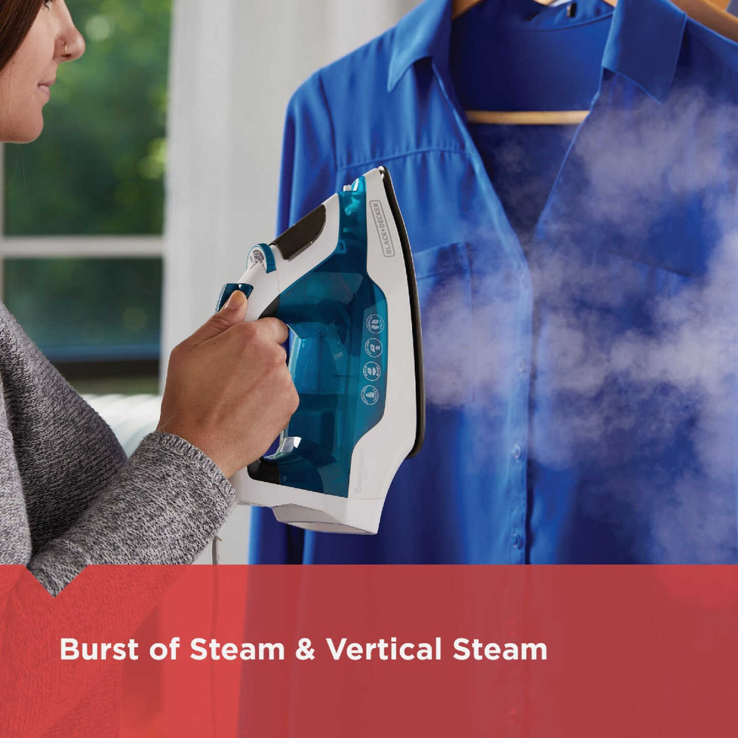 Black & Decker Easy Steam Pivot Compact Iron Image 5