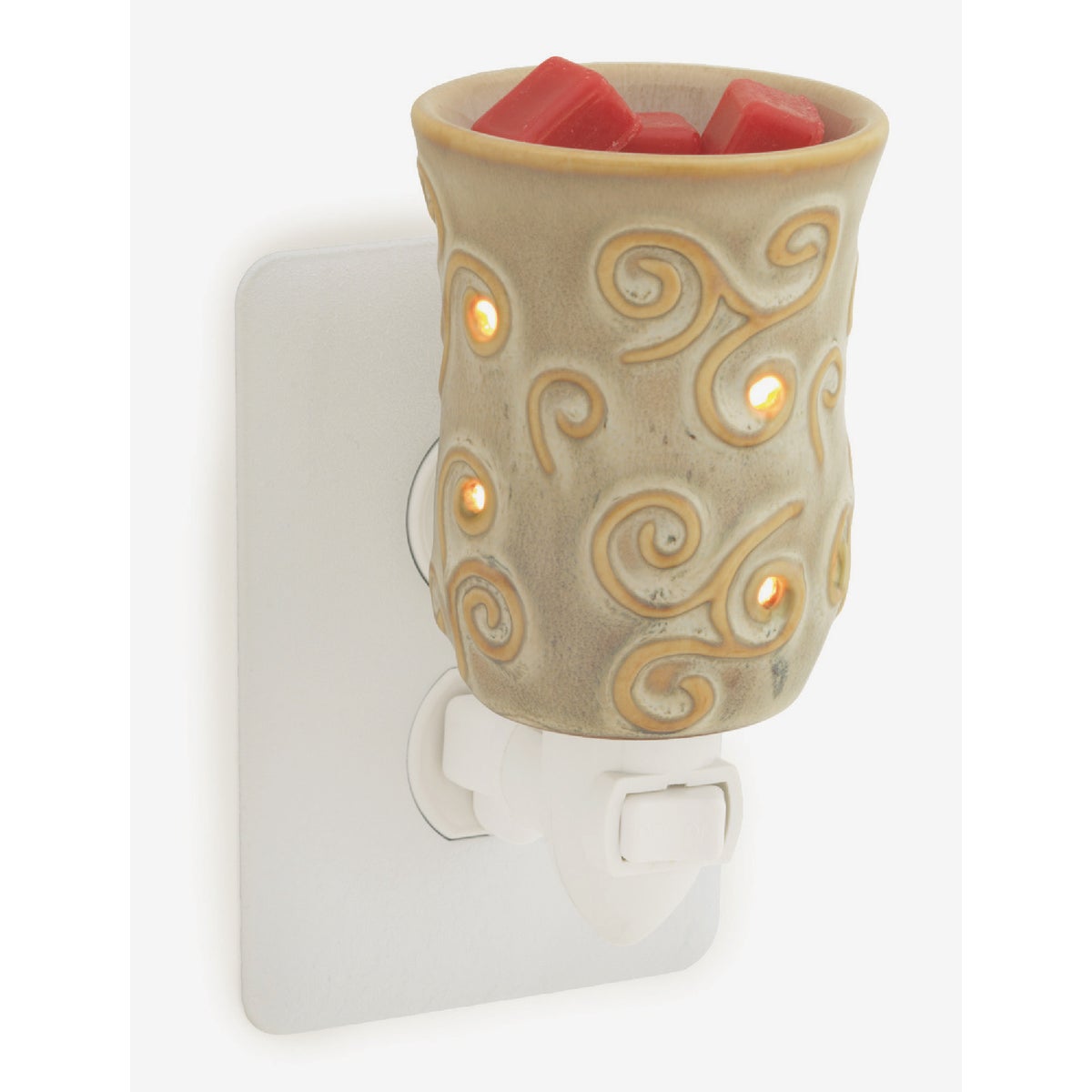 Candle Warmers Chai Ceramic Pluggable Fragrance Warmer