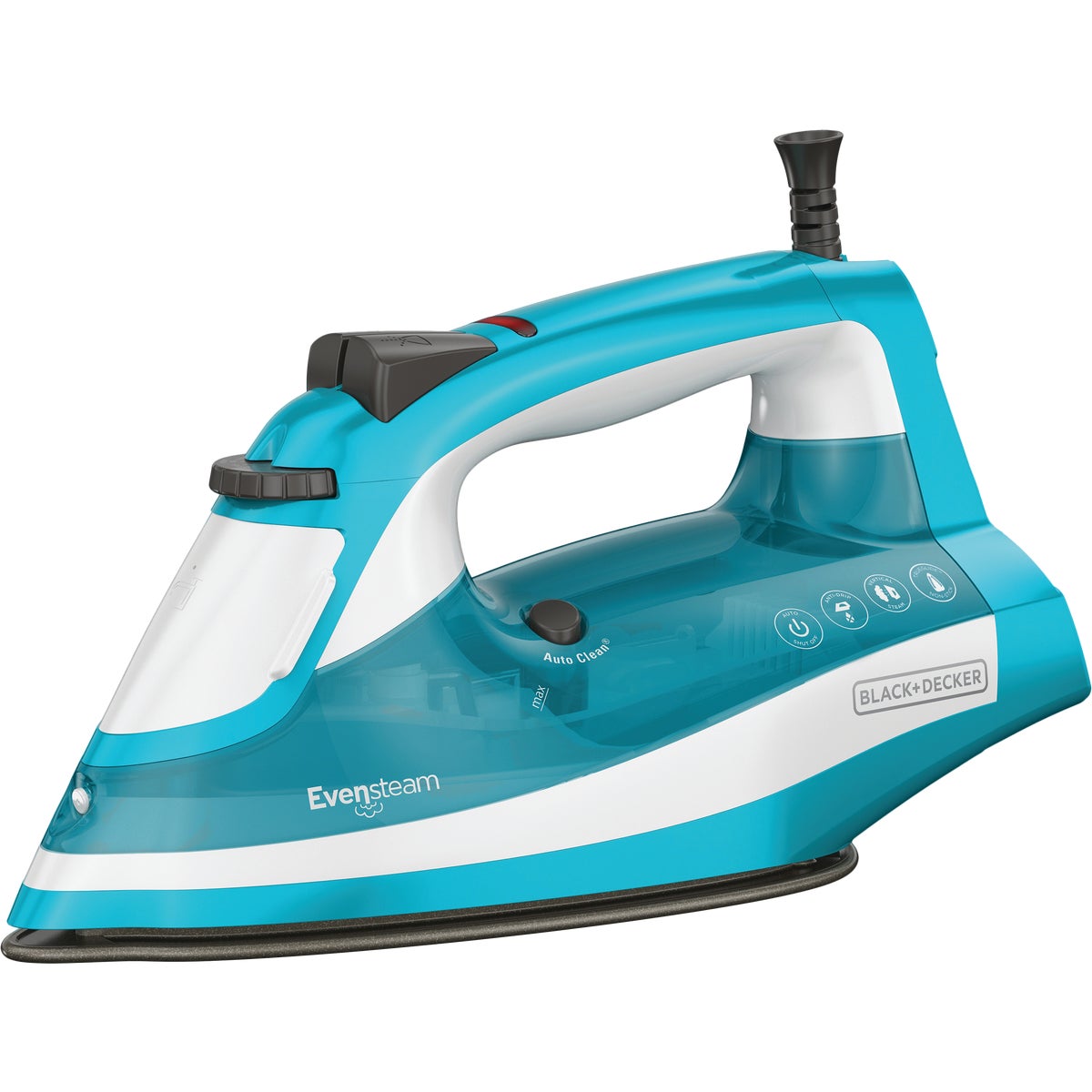 Black & Decker Variable Control Compact Red Steam Iron
