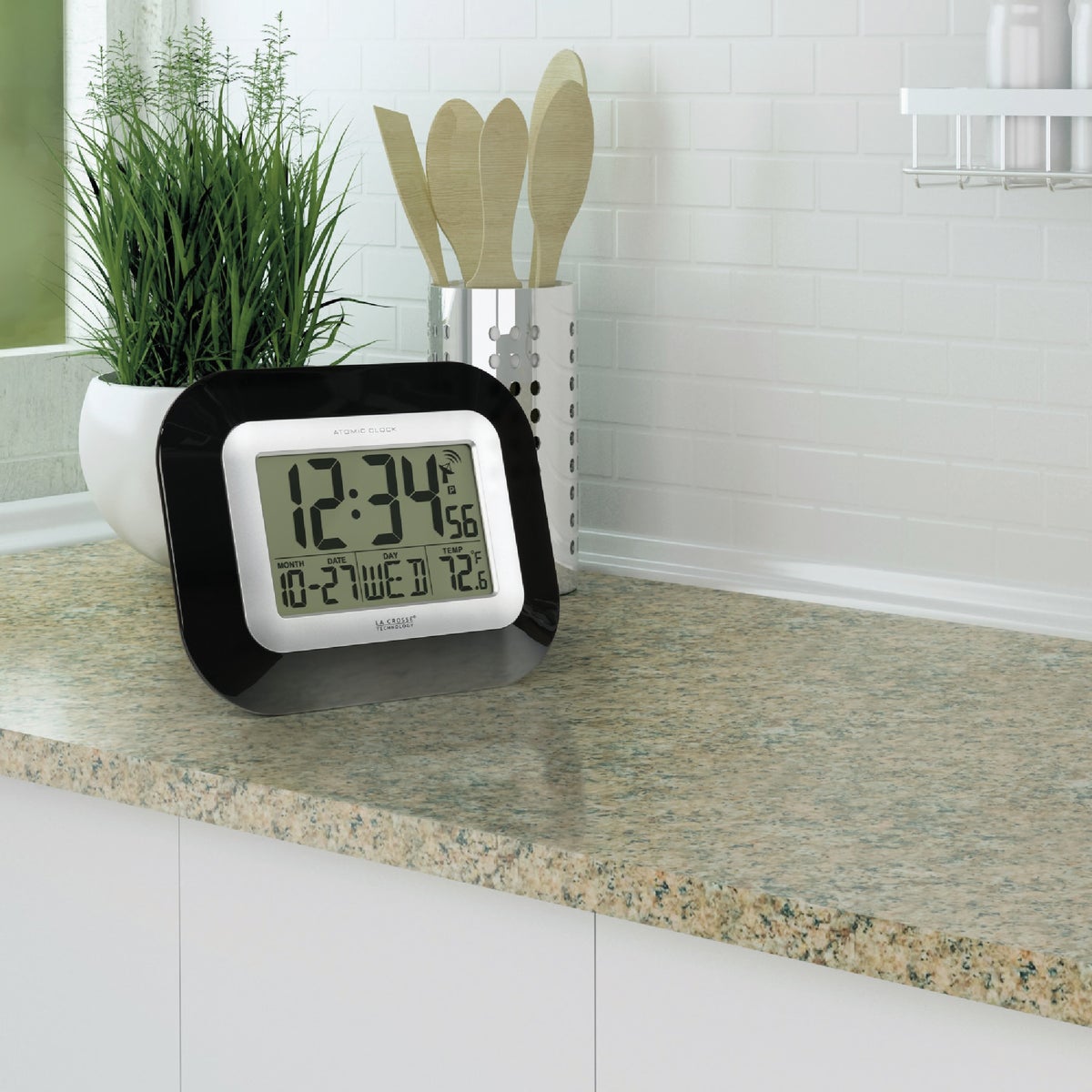 La Crosse Technology Digital Atomic Wall Clock Image 3