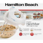 Hamilton Beach 6-Speed White Hand Mixer Image 5