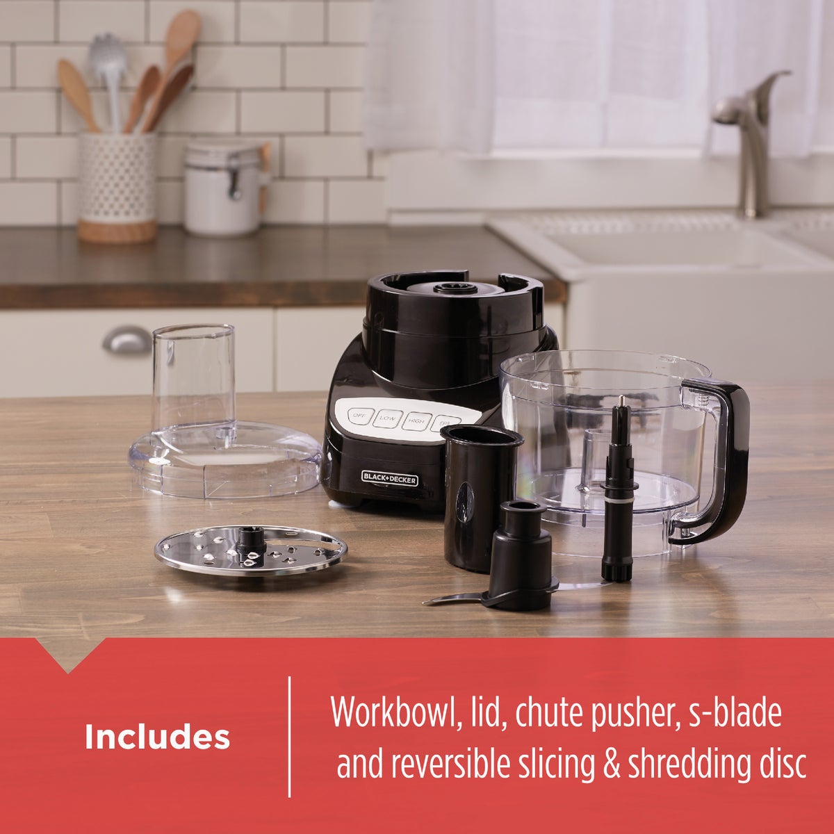 Black & Decker 8-Cup Food Processor with Stainless Steel Blade Image 4
