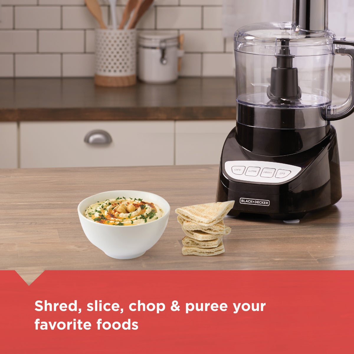 Black & Decker 8-Cup Food Processor with Stainless Steel Blade Image 6