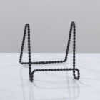 Tripar 4 In. Black Twisted Wire Plate Stand Image 3