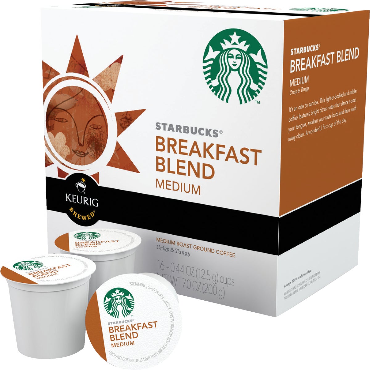 Keurig Starbucks Breakfast Blend Coffee K-Cup (16-Pack)