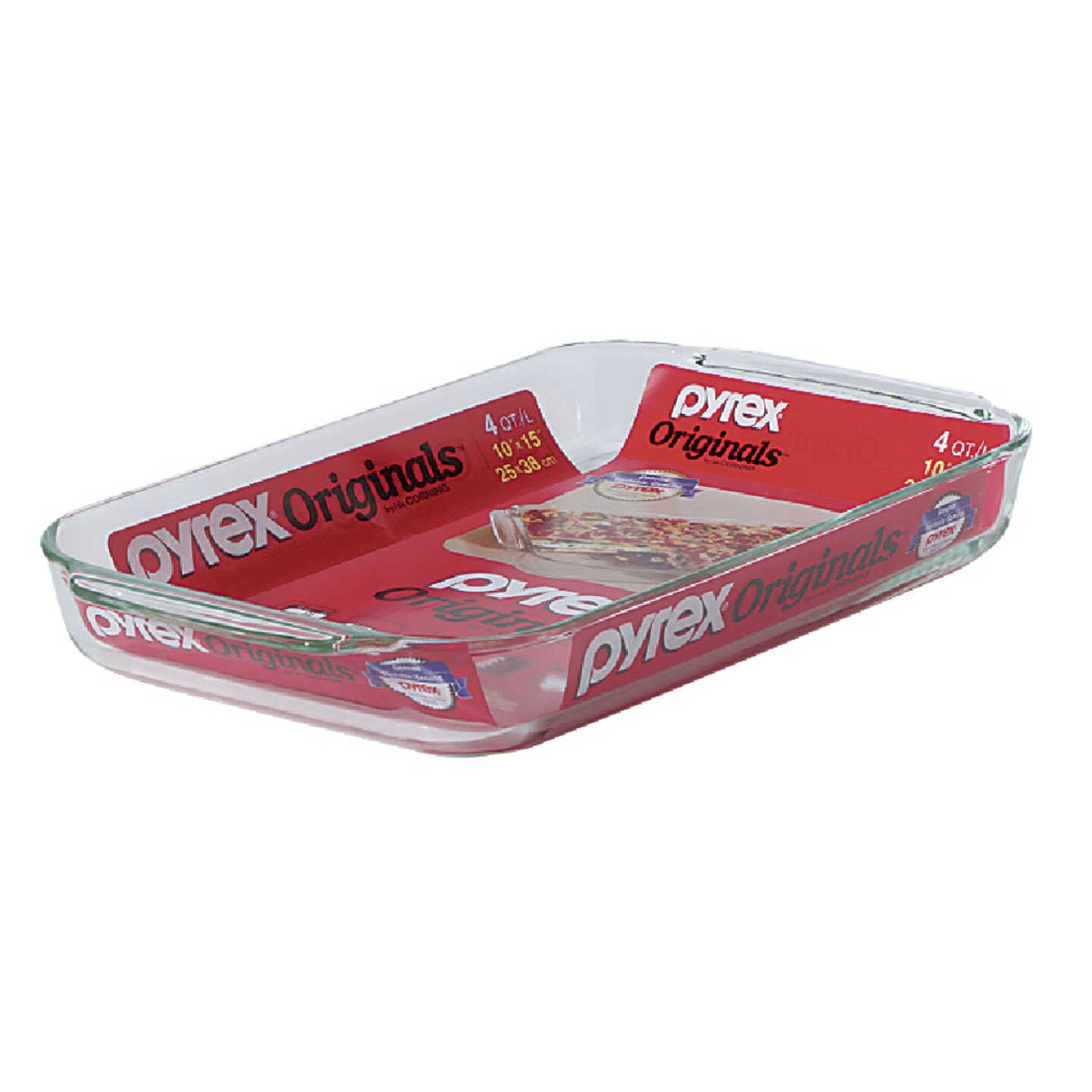 Pyrex 4 Qt. Oblong Glass Baking Dish Image 1