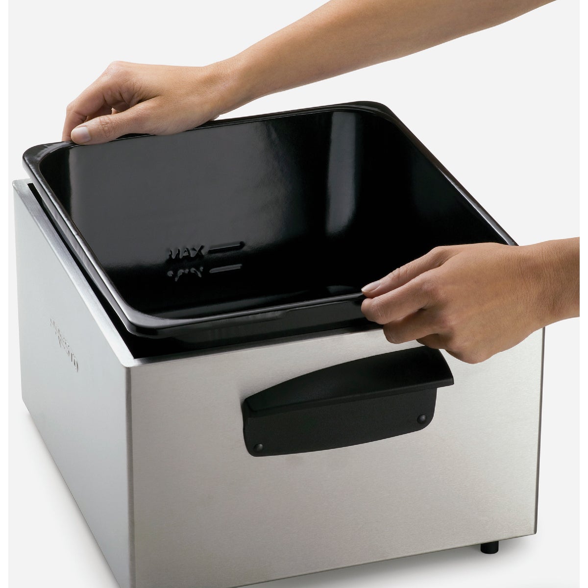 Presto ProFry 3 Qt. Silver Aluminum Dual Basket Deep Fryer Image 6