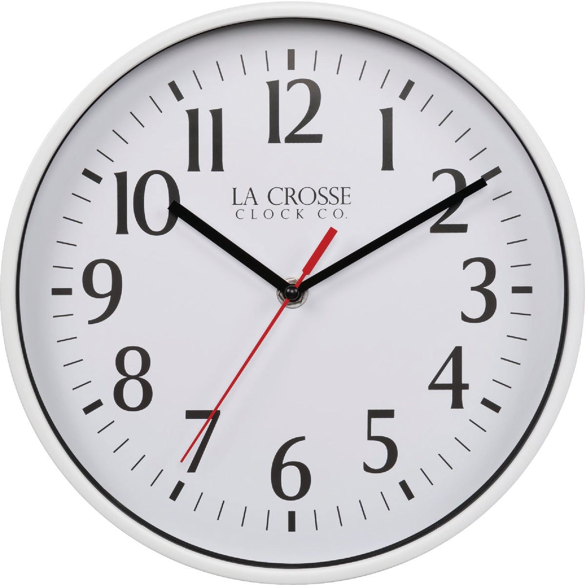 La Crosse Technology 10 In. White Basics Analog Wall Clock