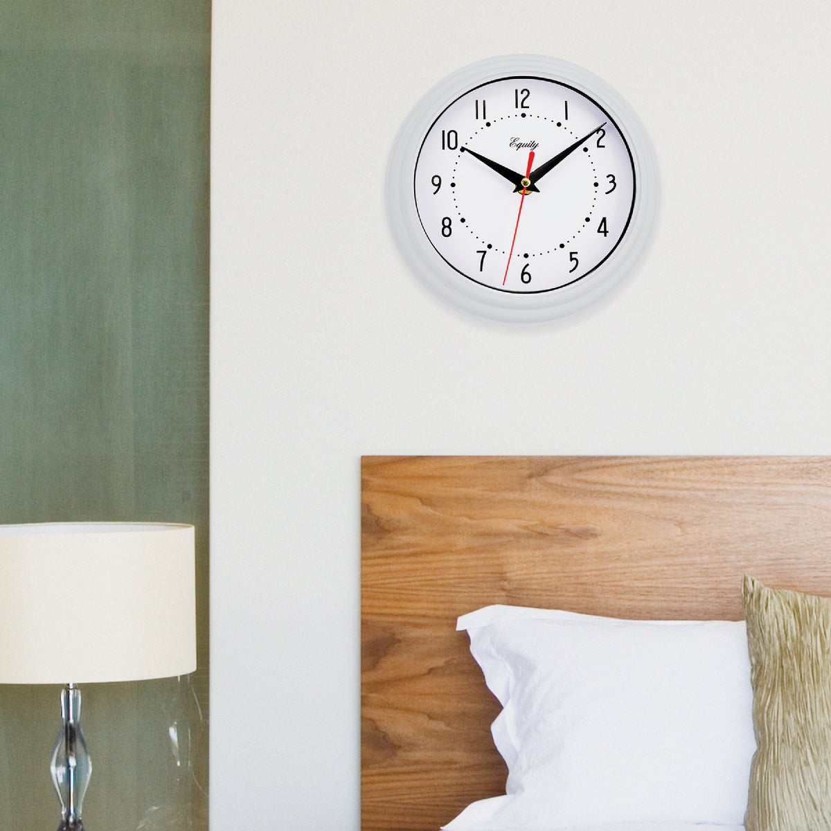 La Crosse Technology 8 In. White Basics Analog Wall Clock Image 3