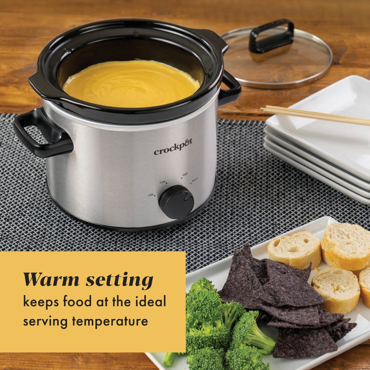 Crock-Pot 2 Qt. Classic Stainless Steel Slow Cooker Image 5