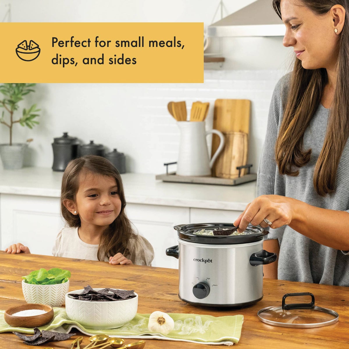 Crock-Pot 2 Qt. Classic Stainless Steel Slow Cooker Image 3