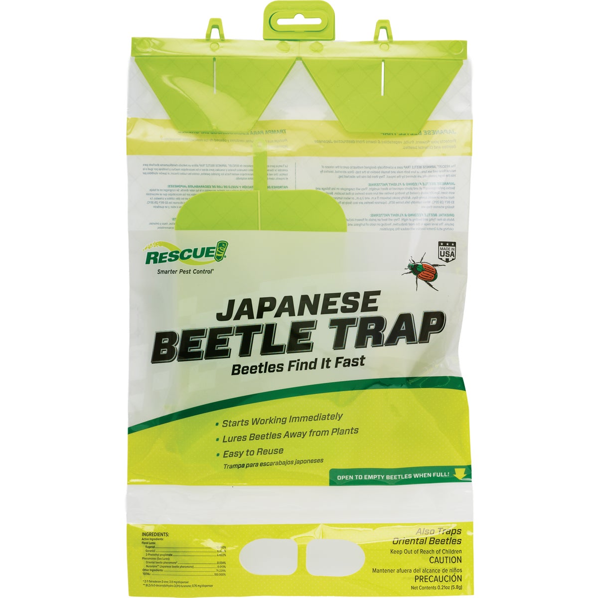 Rescue Reusable Outdoor Oriental & Japanese Beetle Trap Image 5
