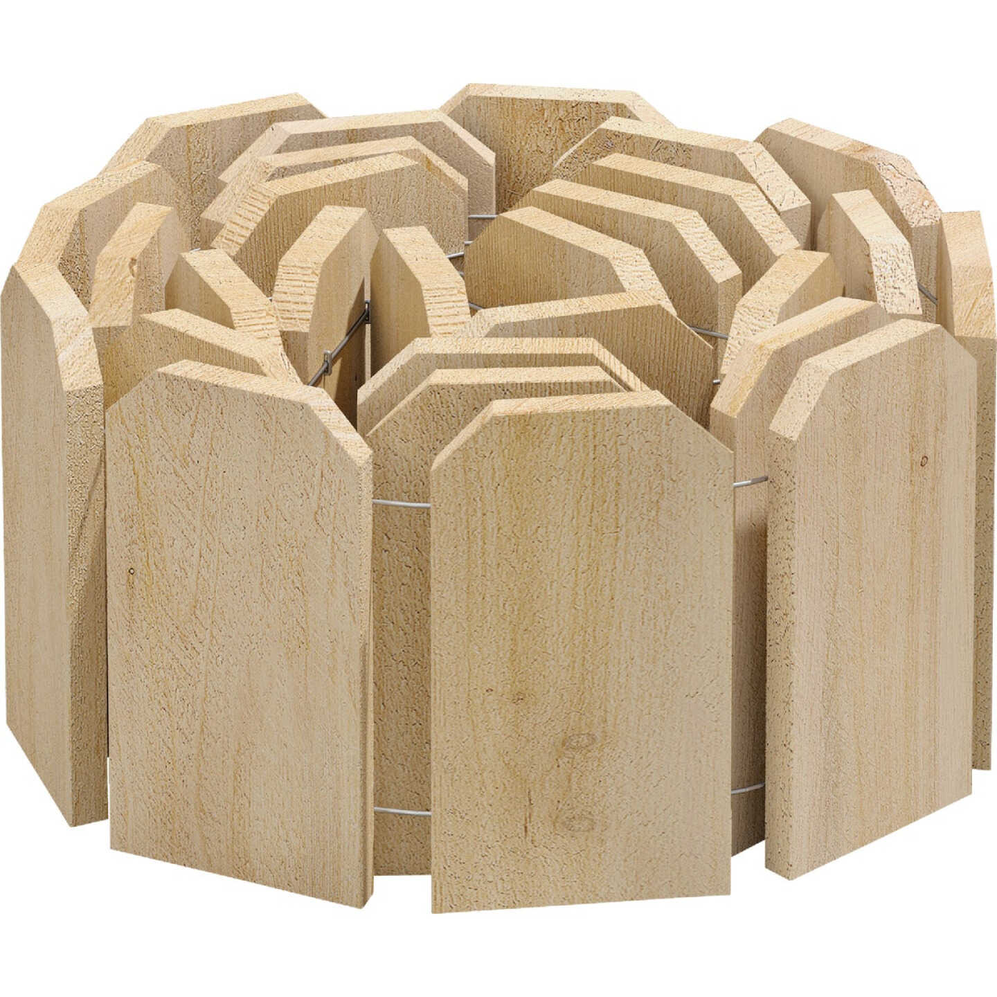 Greenes Fence 6 In. H. x 10 Ft. L. Cedar Lawn Edging Image 1