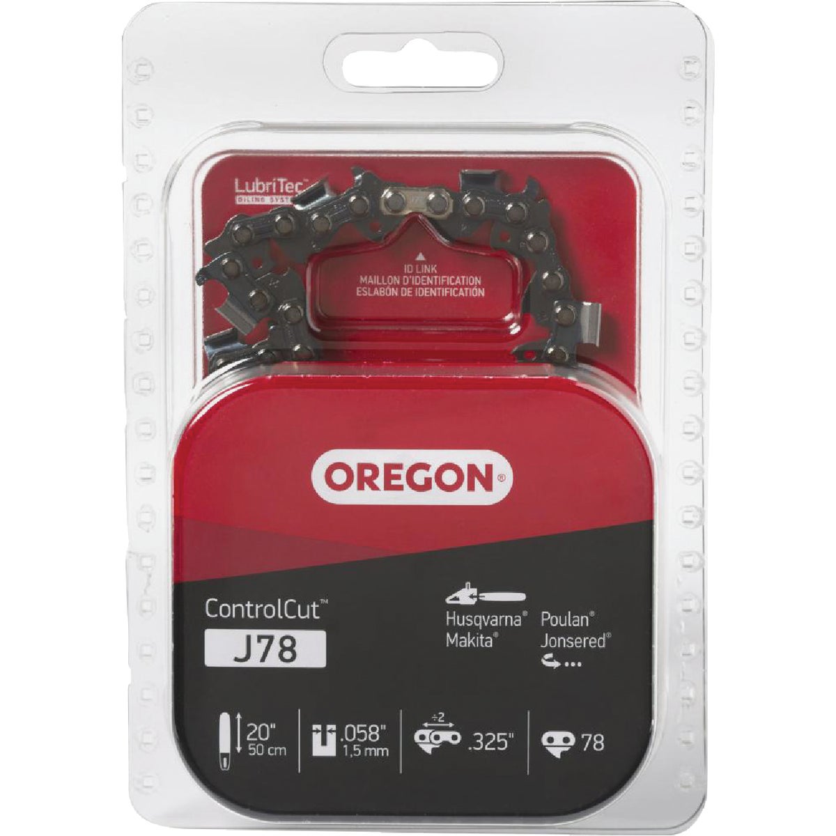 Oregon ControlCut 20 In. 78-Link 0.058 In. ga Chainsaw Chain Image 1