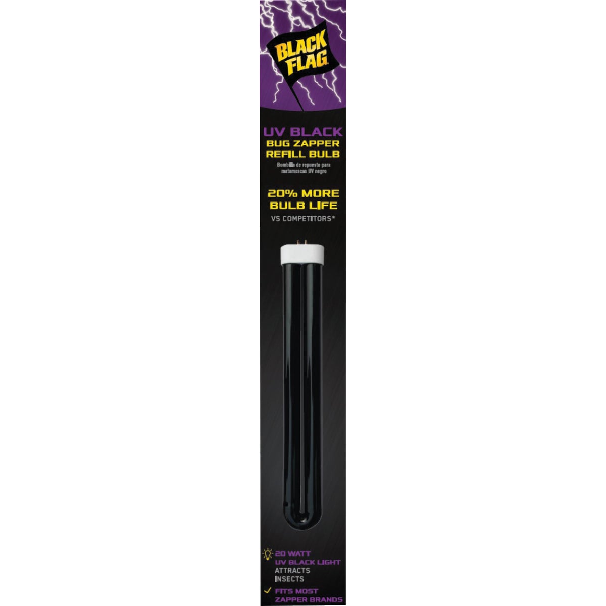 Black Flag 40W Black Light Bug Zapper Replacement Bulb