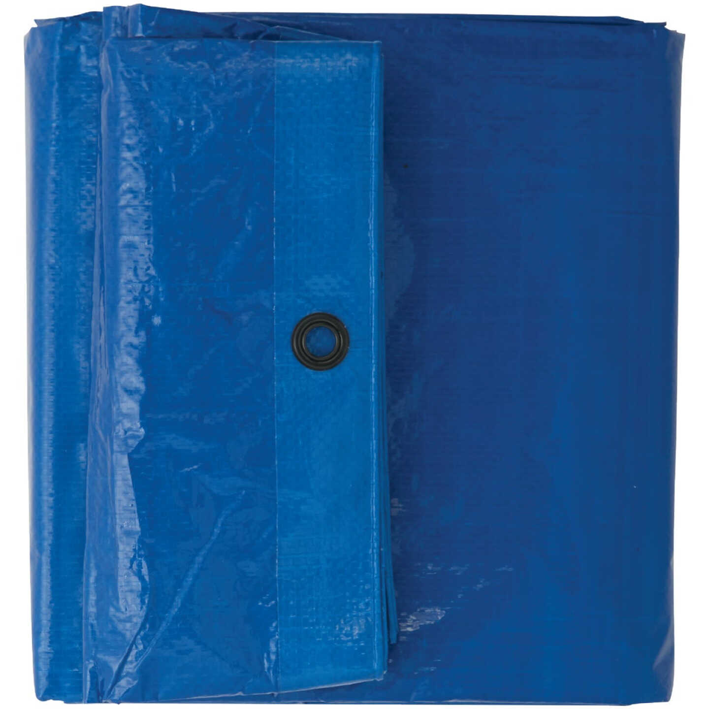 Do it Best Blue Woven 8 Ft. x 10 Ft. Medium Duty Poly Tarp Image 6