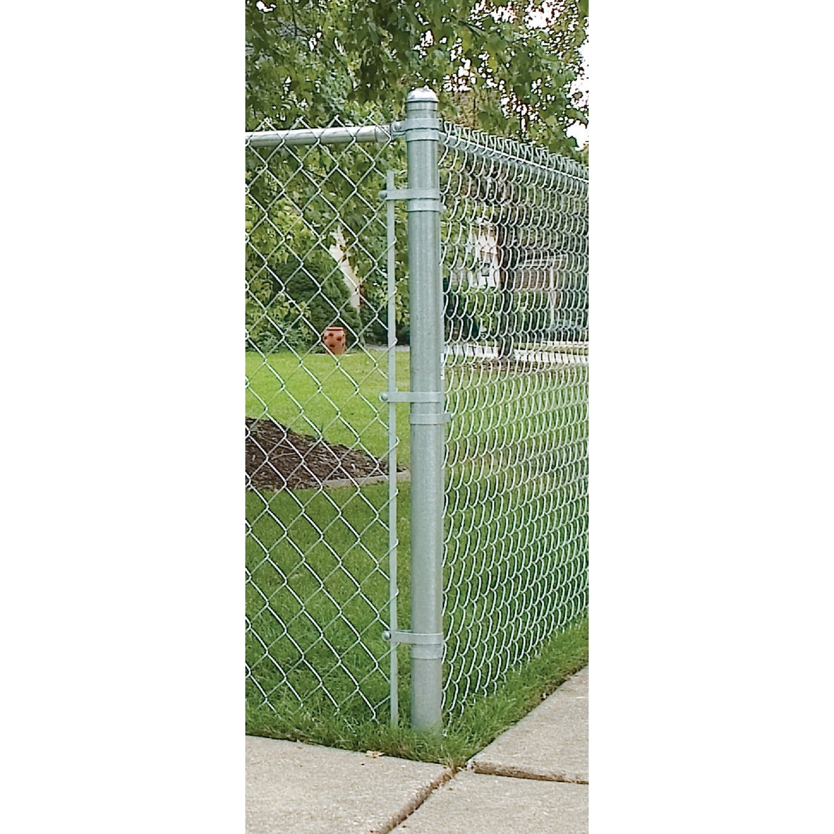 Midwest Air Tech Terminal Post 6 Ft. L. x 2-3/8 In. Dia. 16 Ga. Post