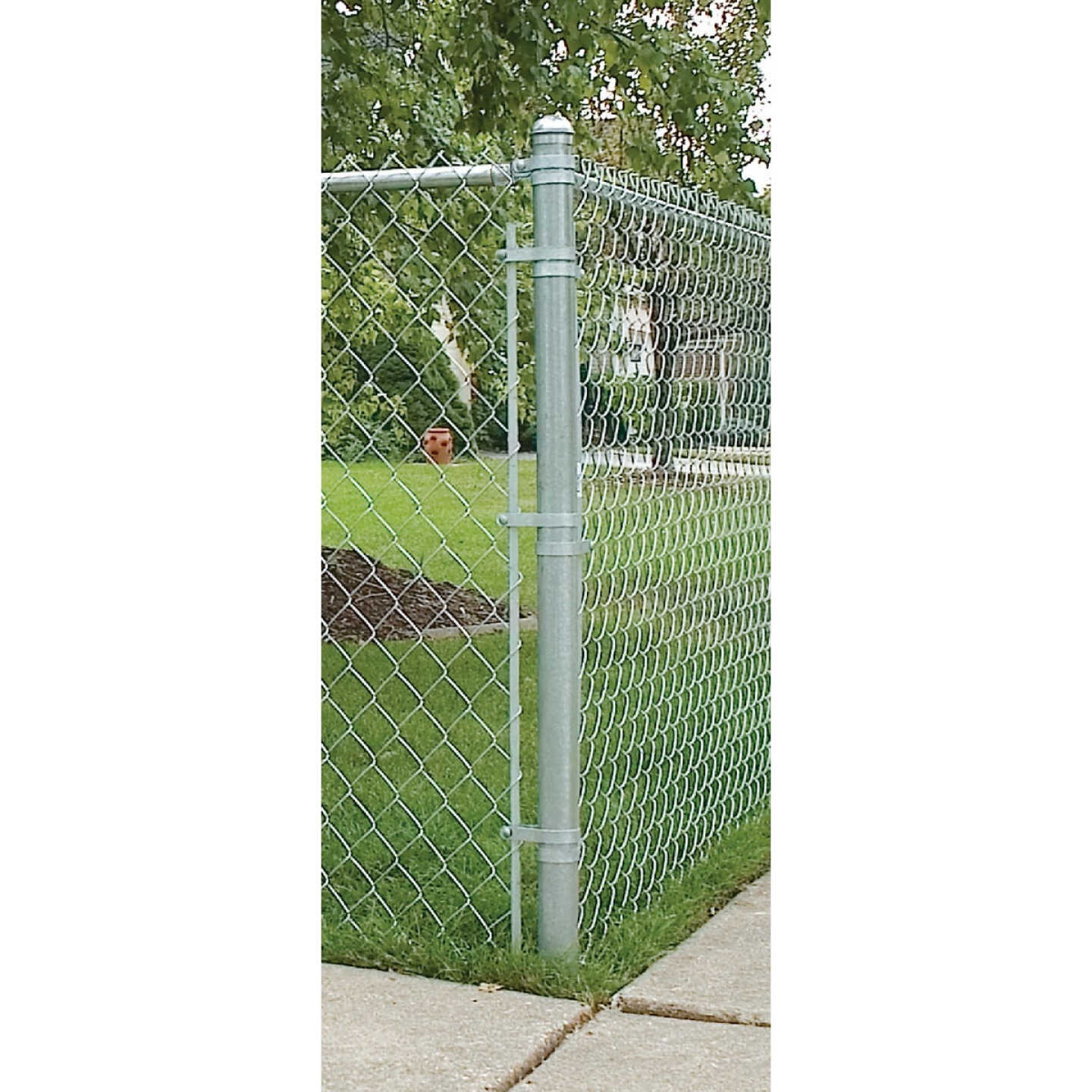 Midwest Air Tech Terminal Post 6 Ft. L. x 2-3/8 In. Dia. 16 Ga. Post Image 1