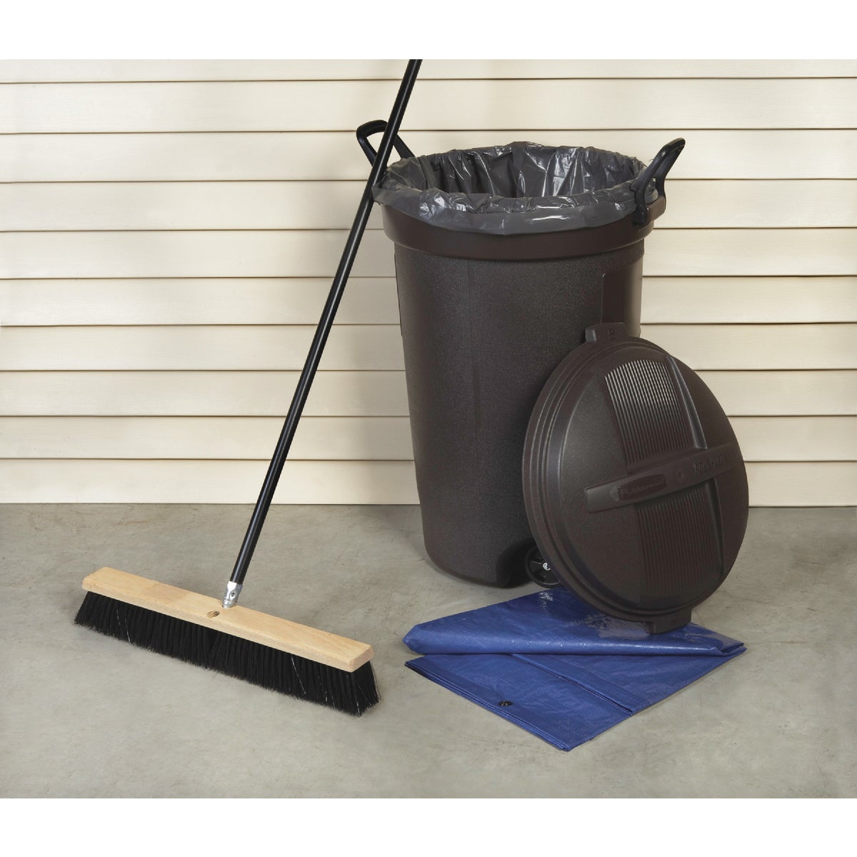 Do it Best Blue Woven 6 Ft. x 8 Ft. Medium Duty Poly Tarp Image 3