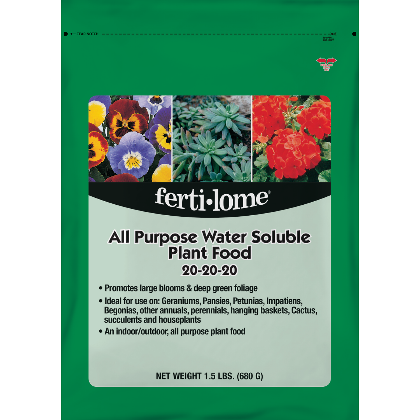 Ferti-lome 1.5 Lb. 20-20-20 All Purpose Dry Plant Food Image 1