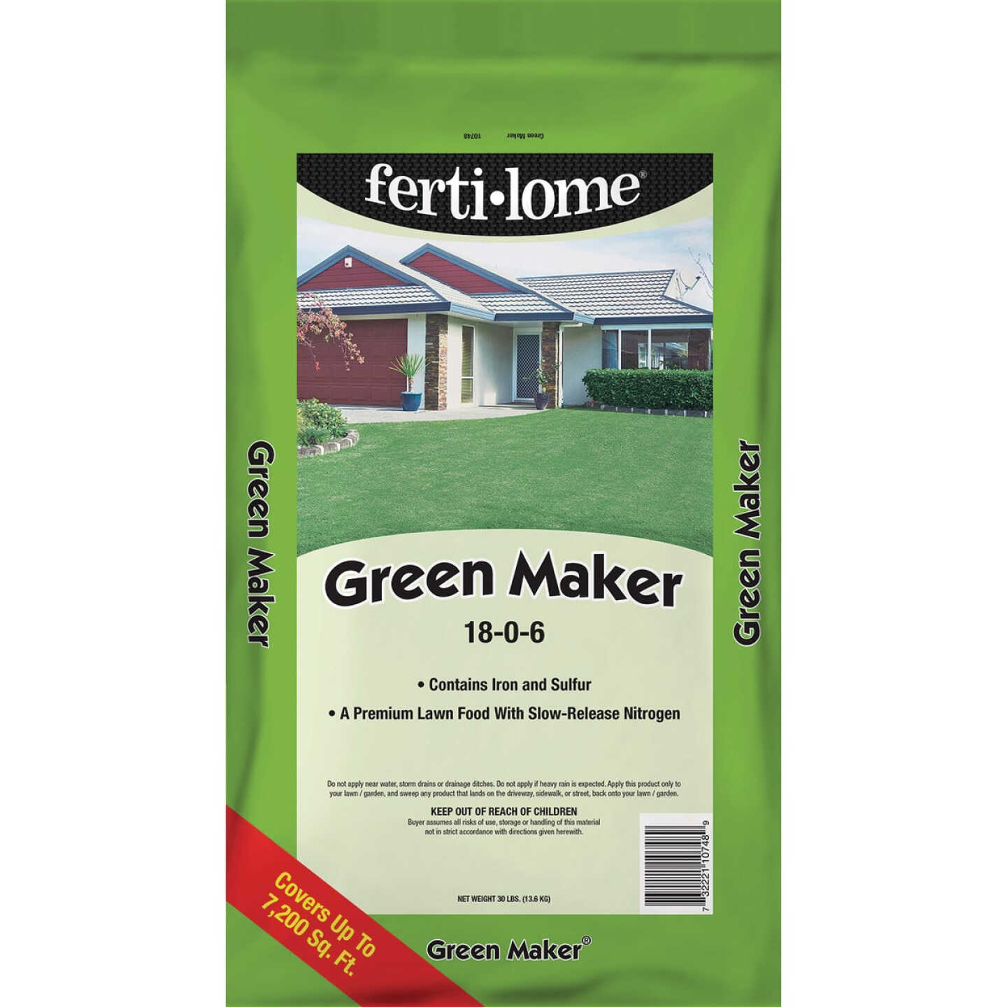 Ferti-lome Green Maker 21 Lb. 5000 Sq. Ft. 18-0-6 Lawn Fertilizer Image 1