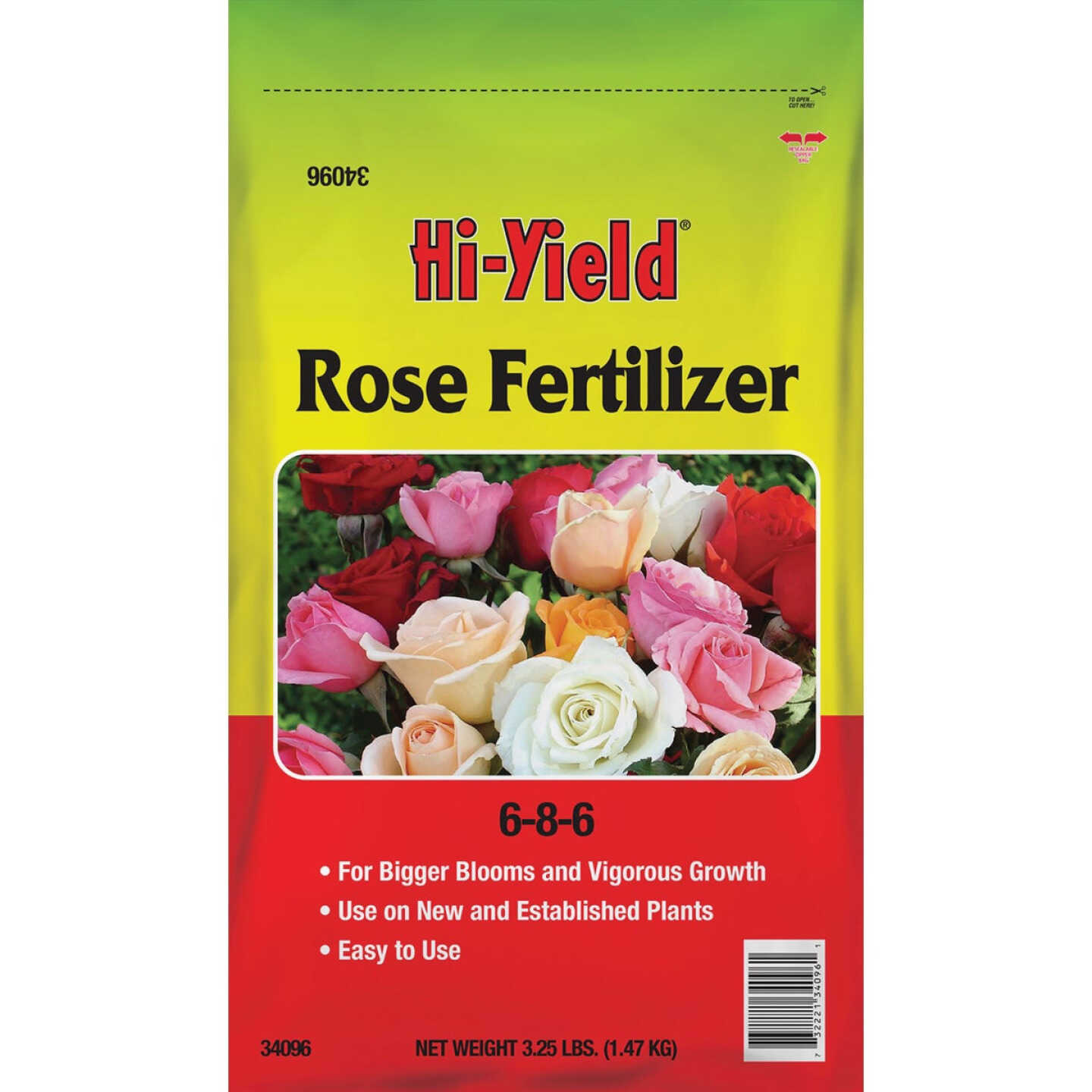 Hi-Yield 3.25 Lb. 6-8-6 Dry Plant Food Rose Fertilizer Image 1