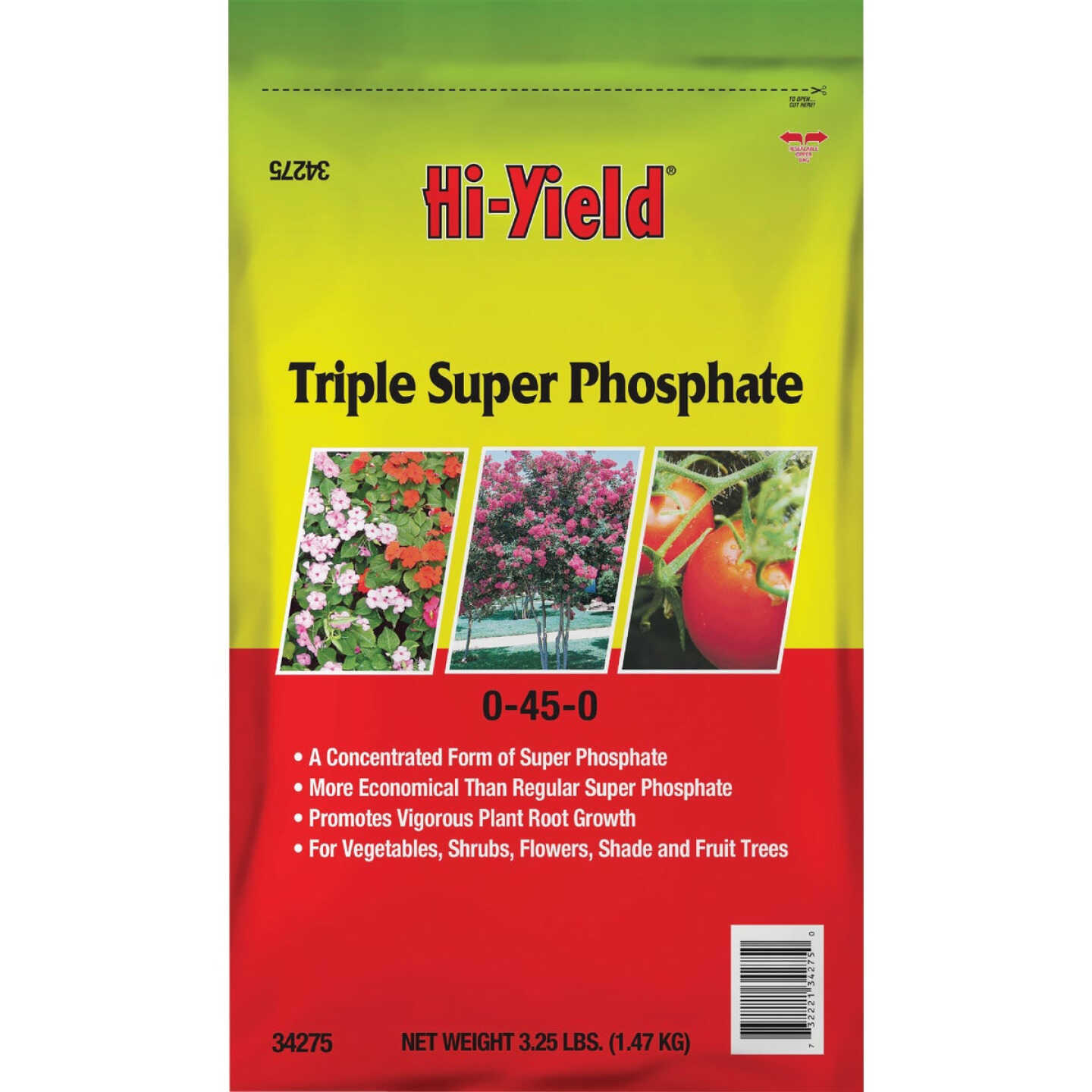 Hi-Yield 3.25 Lb. 0-45-0 Triple Super Phosphate Dry Plant Food Image 1