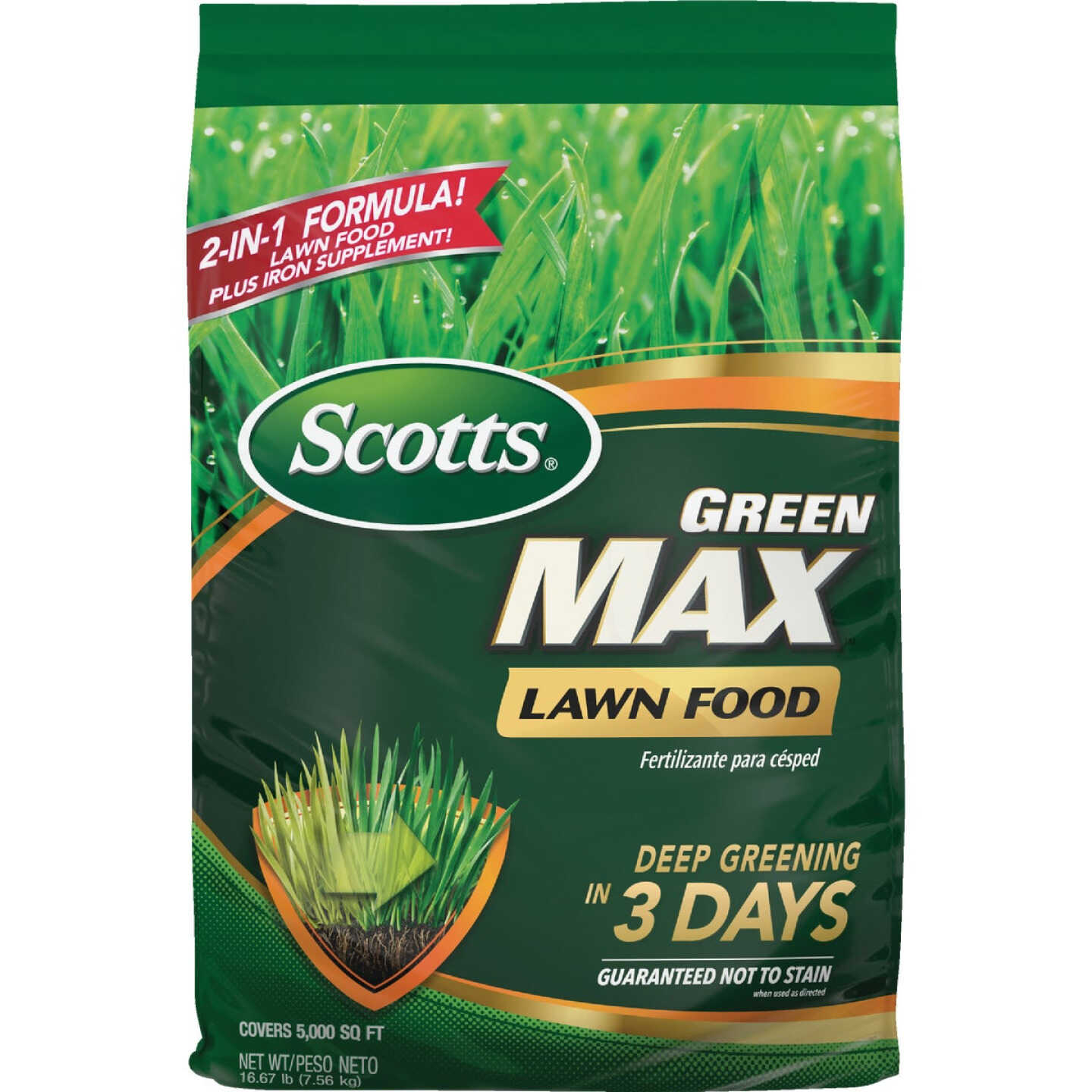 Scotts Green Max 16.9 Lb. 5000 Sq. Ft. Lawn Food Image 1
