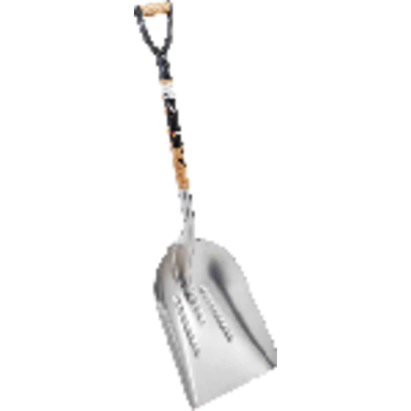 Do it Best 27 In. Wood D-Grip Handle #14 Aluminum Scoop Shovel Image 1