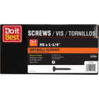 Do it Best #6 x 1-1/4 Coarse Thread Black Phosphate Drywall Screw (8000-Count) Image 1