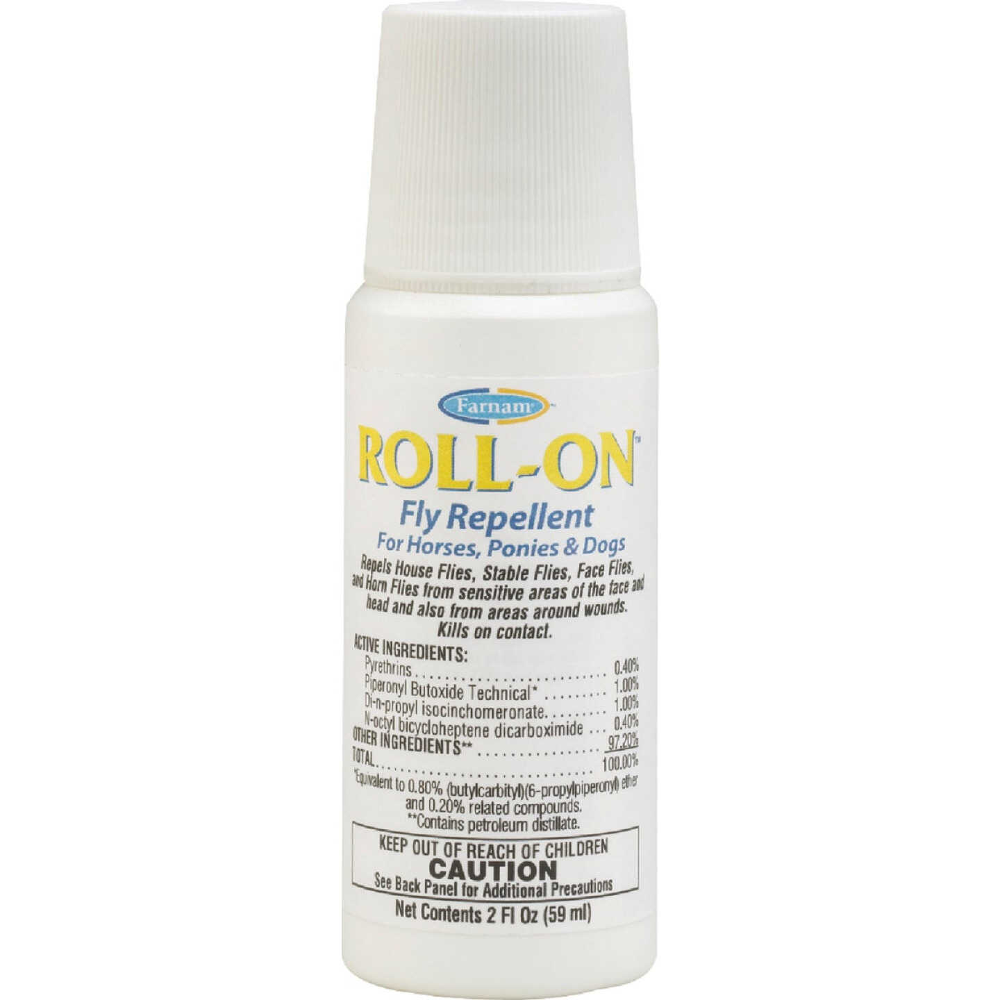 Farnam 2 Oz. Roll-On Fly Repellent For Horses, Ponies, & Dogs Image 1