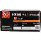 Do it Best #8 x 3 In. Coarse Thread Black Phosphate Drywall Screw (2000-Count) Image 1